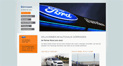 Desktop Screenshot of ford-goerrissen.de